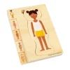 Bigjigs Houten Anatomiepuzzel - Meisje, 26st.
