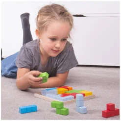 Bigjigs Houten Blokpuzzel Patronen