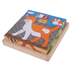 Bigjigs Houten Blokpuzzel Boerderijdieren