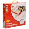 Bigjigs Houten Bordspellen, 4in1