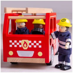 Bigjigs Houten Brandweerwagen