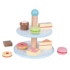 Bigjigs Houten Etagere met Taartjes
