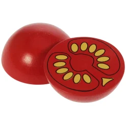 Bigjigs Houten Halve Tomaat, per stuk