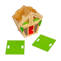 Bigjigs Houten Insectenhuisje, 7dlg.