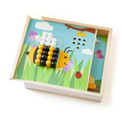 Bigjigs Houten Insteekmozaiek Spel Tuin