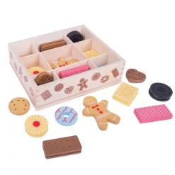 Bigjigs Houten Kistje met Koekjes