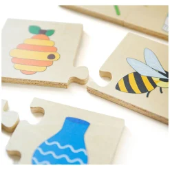 Bigjigs Houten Legpuzzel Dingen Die Samengaan, 32st.