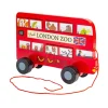 Bigjigs Houten Londen Bus Trekfiguur
