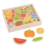 Bigjigs Houten Magneten Fruit en Groenten, 35st.