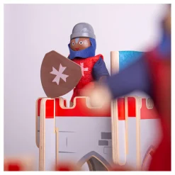 Bigjigs Houten Middeleeuwse Ridders, 4st.