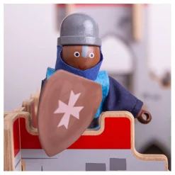 Bigjigs Houten Middeleeuwse Ridders, 4st.