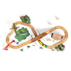 Bigjigs Houten Monster Treinset, 50dlg.