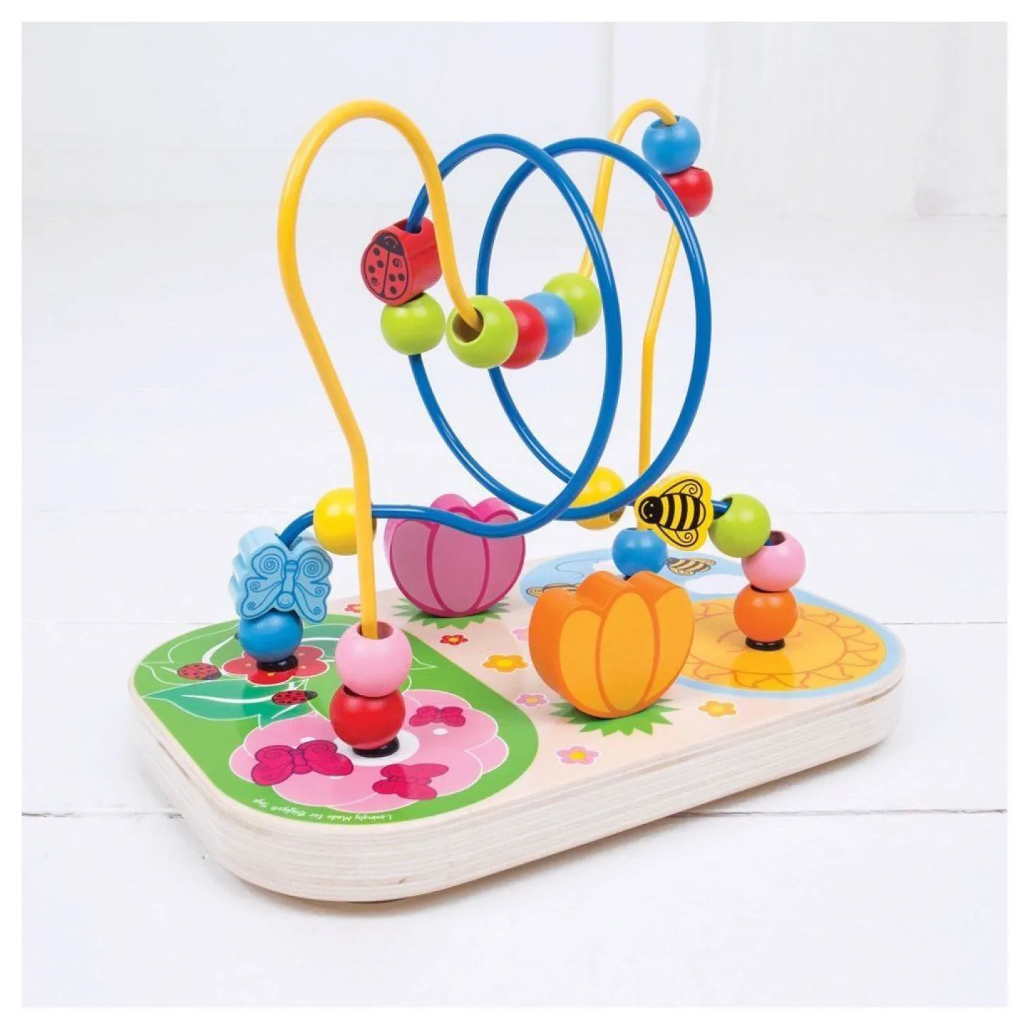 Bigjigs Houten Motoriekspiraal Flower