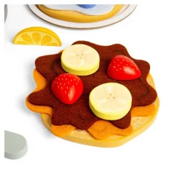 Bigjigs Houten Pannenkoeken Speelset, 16dlg.