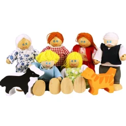 Bigjigs Houten Poppenhuis Familie