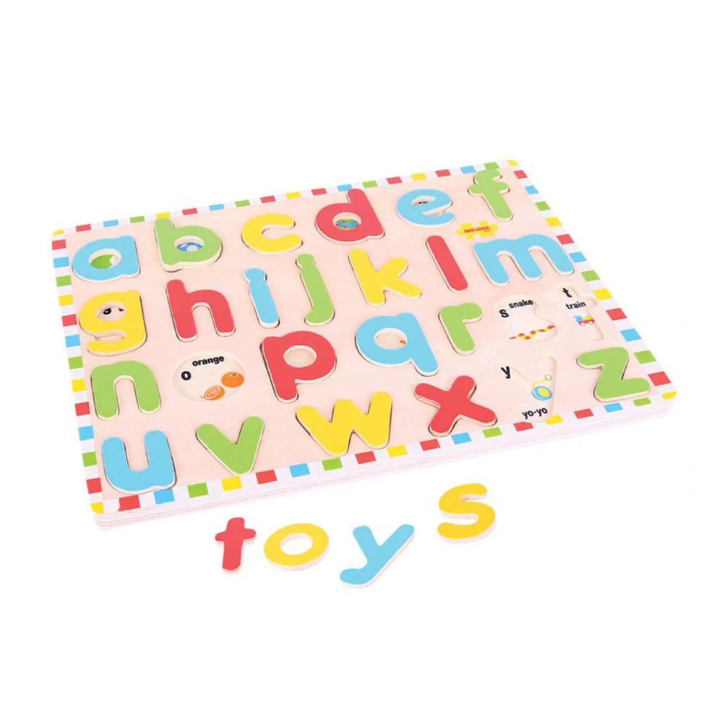 Bigjigs Houten Puzzel Alfabet, 26st.