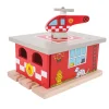 Bigjigs Houten Rails - Brandweerkazerne