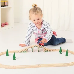 Bigjigs Houten Rails - Brug Met 3 Bogen