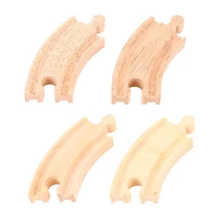 Bigjigs Houten Rails - Korte Bochten, 4st.