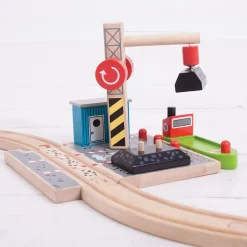 Bigjigs Houten Rails - Laadstation Steenkool