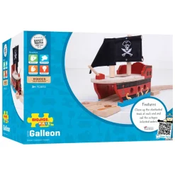 Bigjigs Houten Rails - Piratenschip