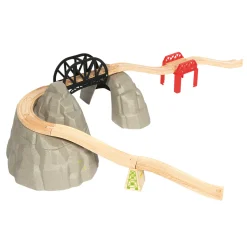 Bigjigs Houten Rails - Rocky Mountain Uitbreidingsset, 12dlg.