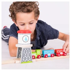 Bigjigs Houten Rails Watertoren