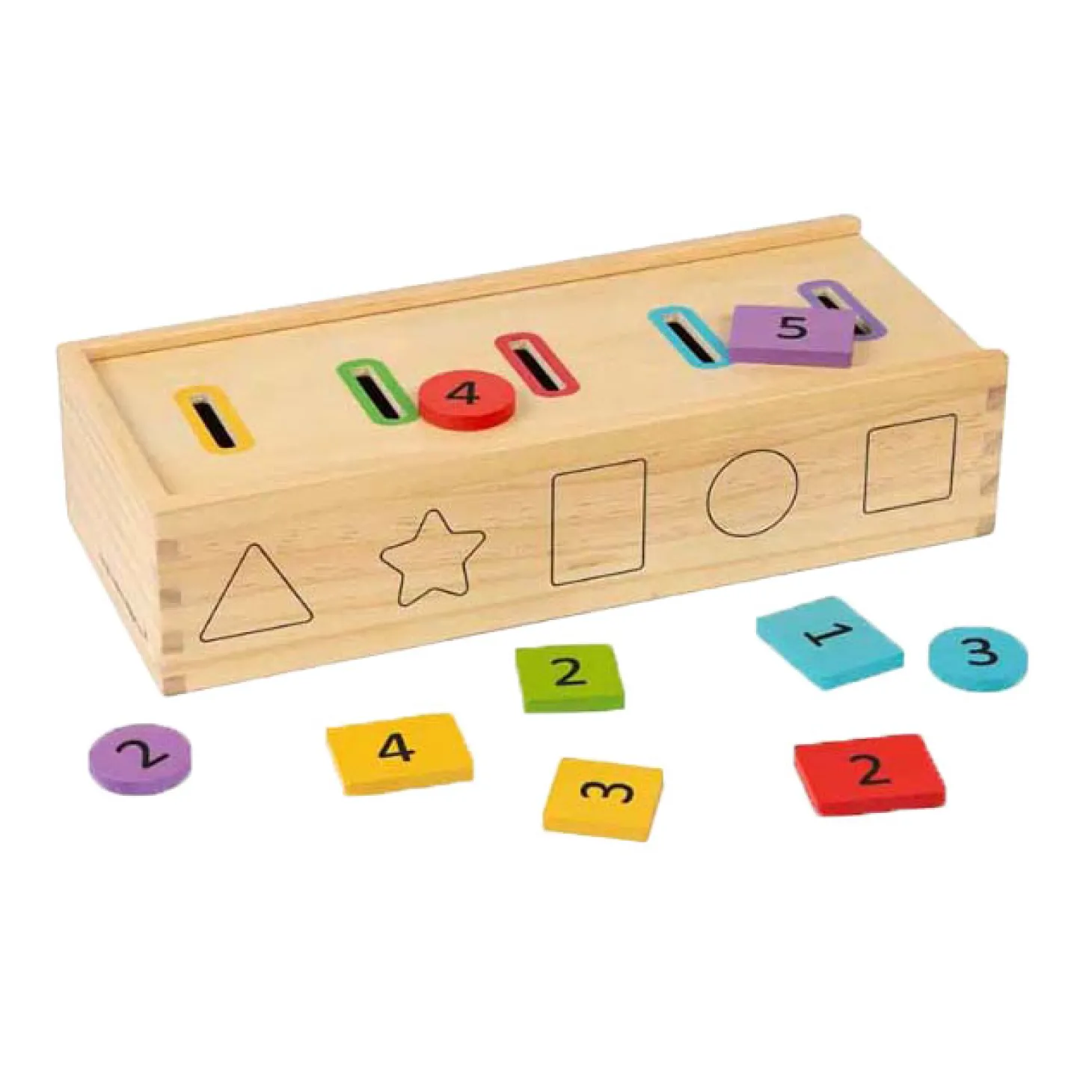 Bigjigs Houten Sorteerbox, 27dlg.