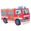 Bigjigs Houten Stapelspel Brandweerwagen