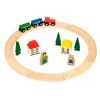 Bigjigs Houten Treinset Junior, 20dlg.