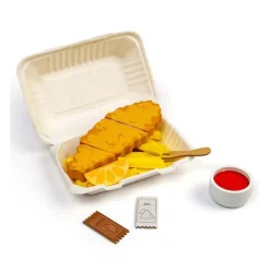 Bigjigs Houten Vis en Friet Speelset, 26dlg.