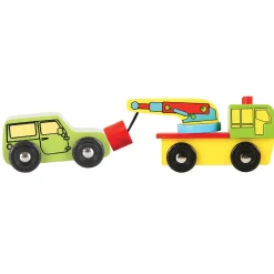 Bigjigs Houten Voertuigen, 9st.