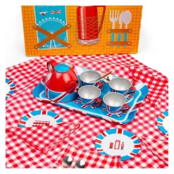 Bigjigs Londen Theeservies Speelset, 24dlg.