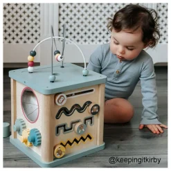 Bigjigs Motoriekspiraal van Hout, 100%FSC