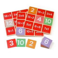 Bigjigs Vermeningvuldigen en Delen Reken Bingospel