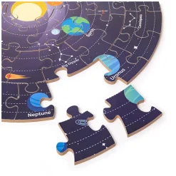 Bigjigs Vloerpuzzel Zonnestelsel Rond, 39cm