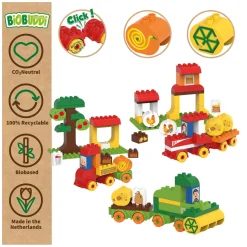BiOBUDDi Education BIG Bouwblokken - Op de Boerderij