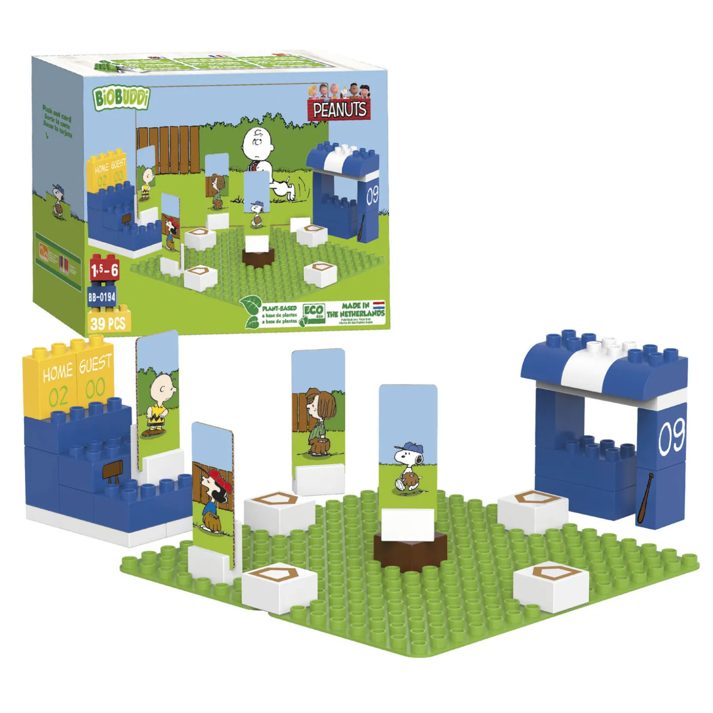 BiOBUDDi Snoopy - Honkbal - 39dlg.