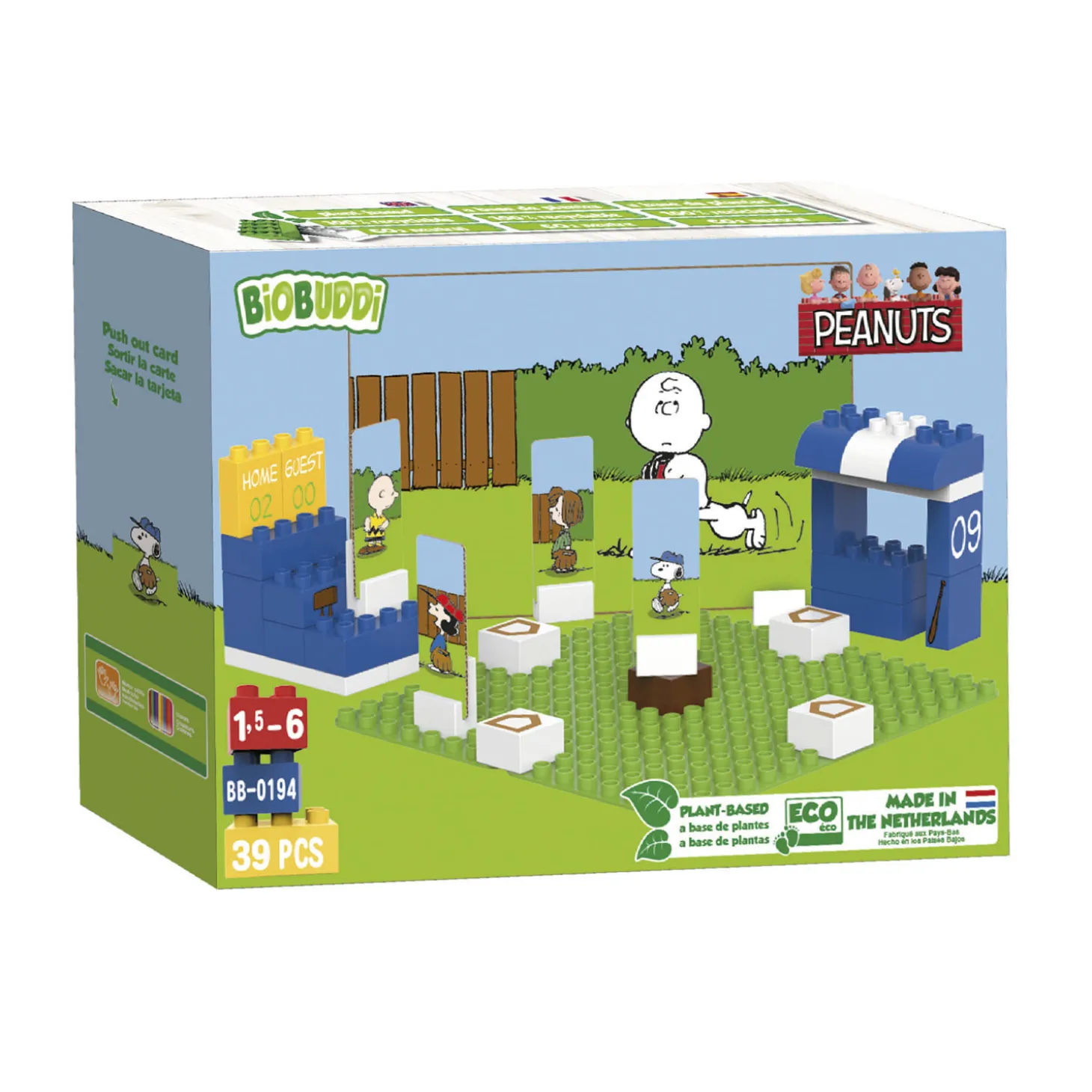 BiOBUDDi Snoopy - Honkbal - 39dlg.