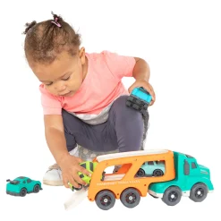 Bio-plastic Transporter Vrachtwagen met 4 Auto's