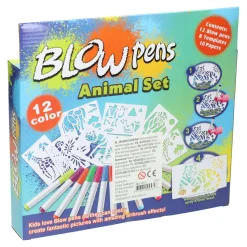 Blaaspennenset met Pompje Dieren