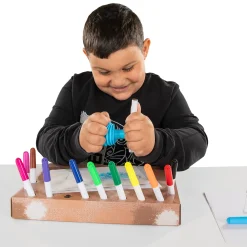 Blaaspennenset met Pompje Dinosaurus