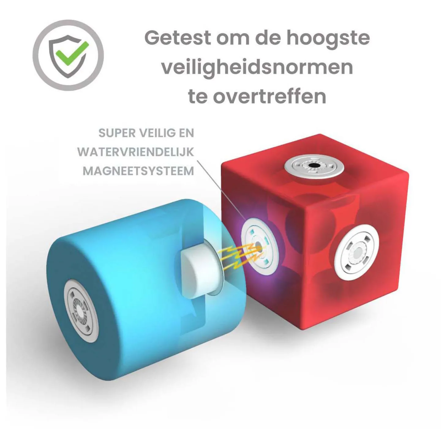 Blockaroo Magnetische Foam Blokken, 60dlg.
