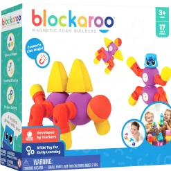 Blockaroo Magnetische Foam Blokken Dieren, 17dlg.