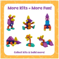 Blockaroo Magnetische Foam Blokken Dieren, 17dlg.