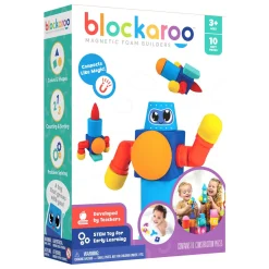 Blockaroo Magnetische Foam Blokken Robot Box, 10dlg.