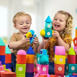 Blockaroo Magnetische Foam Blokken Boot Box, 10dlg.