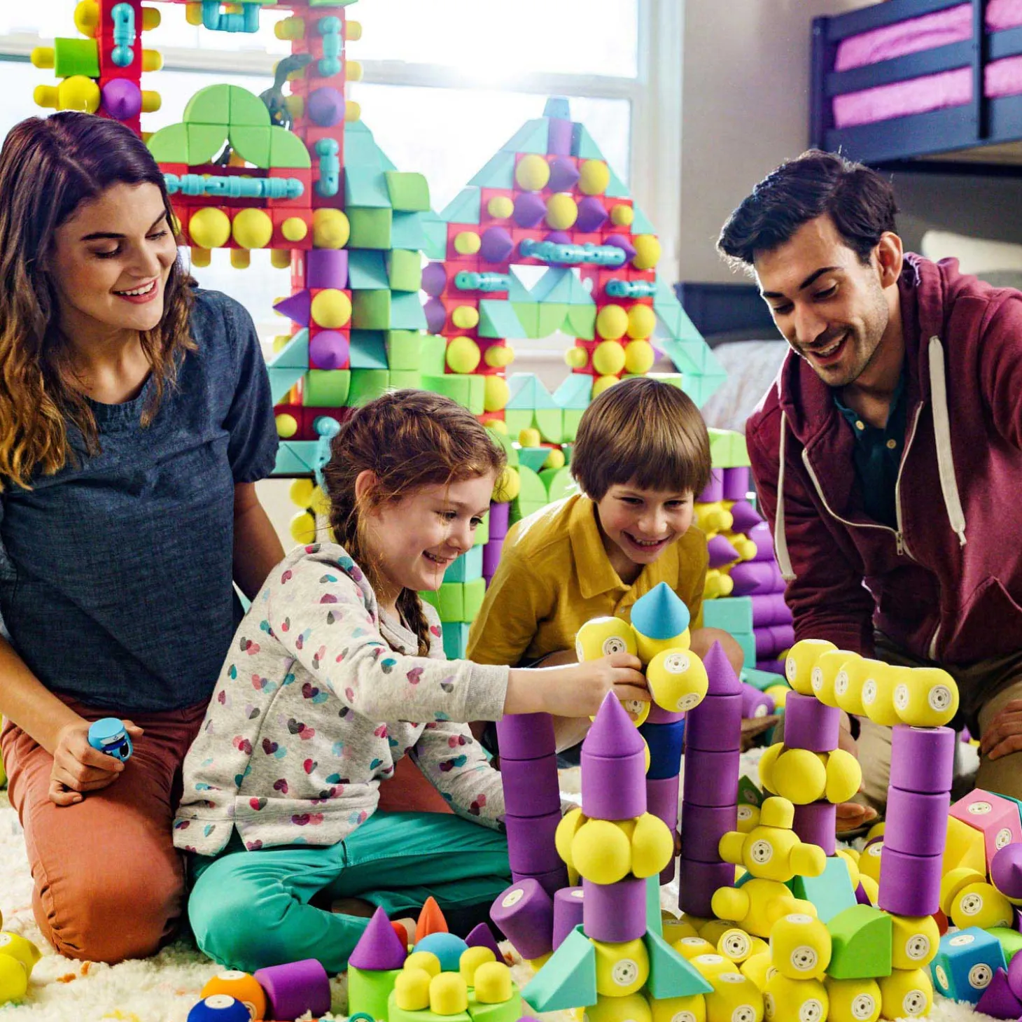 Blockaroo Magnetische Foam Blokken Boot Box, 10dlg.