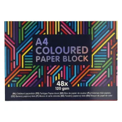 Blok Gekleurd Papier A4
