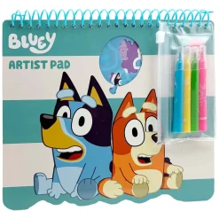 Bluey Kleurblok met Stencils en Sjablonen